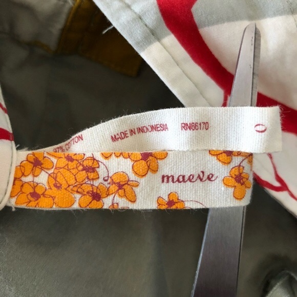 Anthropologie MAEVE Bold Floral Dress size 4 - Picture 5 of 6